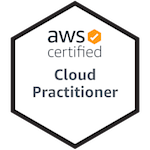 AWS Certified Cloud Practioner Badge